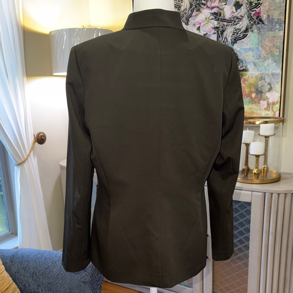 Alex Marie Dark Olive Green Women's Blazer Size 10 - Picture 6 of 11